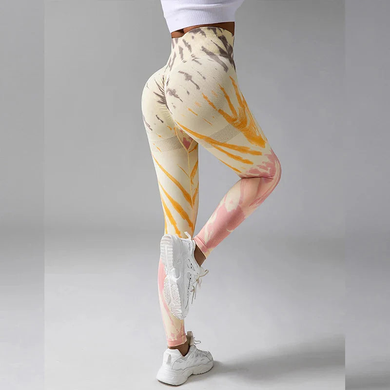 Vivid Colorful Yoga Leggings Starlethics