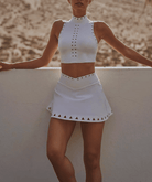 Conqueror's Tennis Gym Set - Skirt + Top Starlethics