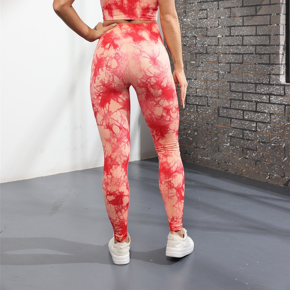 High Waist Marble Leggings Starlethics