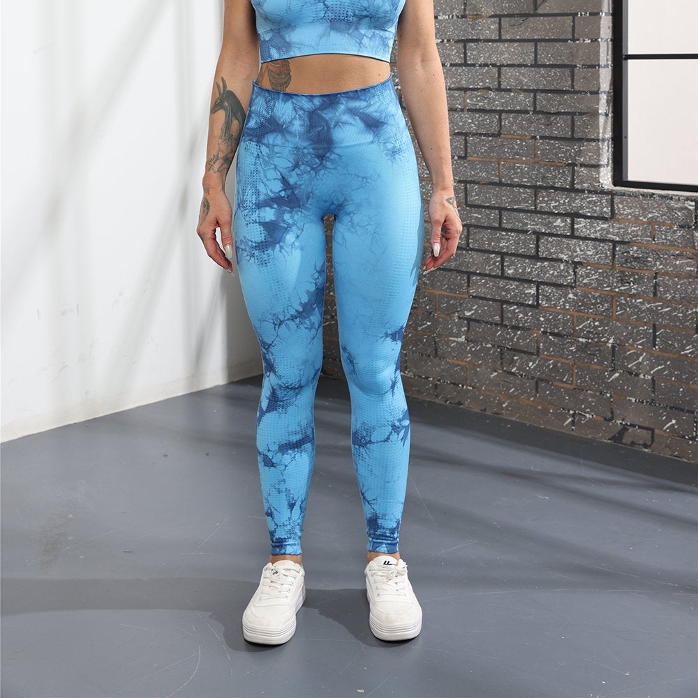 High Waist Marble Leggings Starlethics