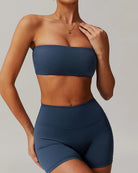 Ascendancy Strapless Sports Bra Sports Bra Starlethics Badge Blue S 