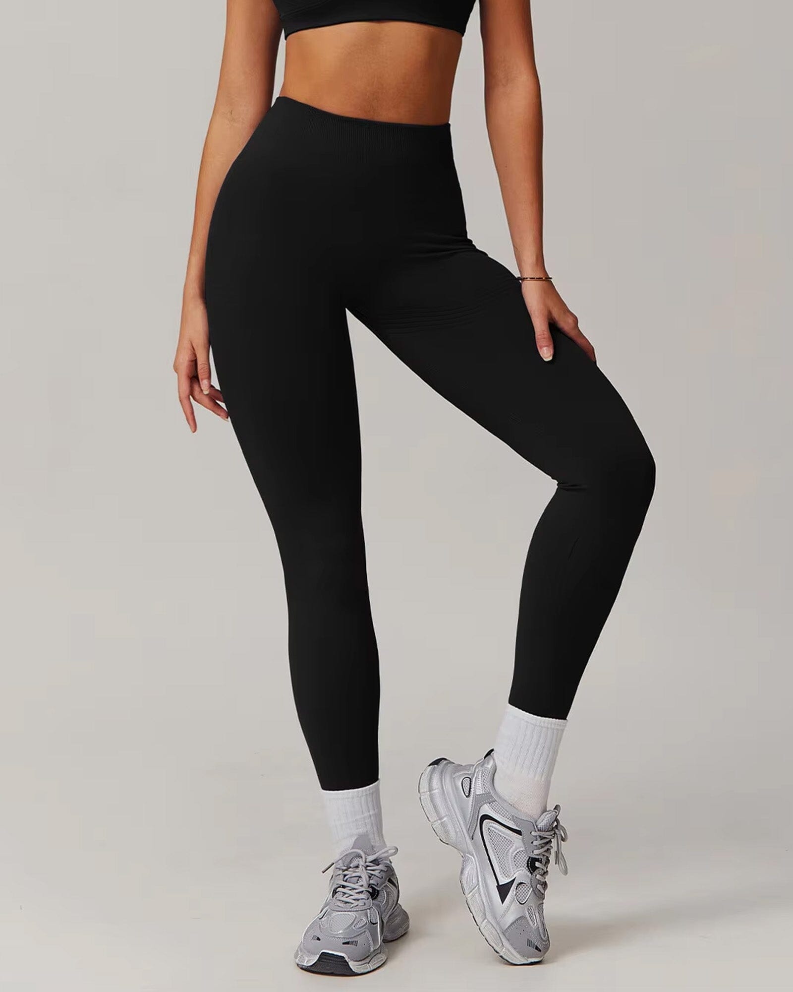 Engraved Seamless Gym Leggings Leggings Starlethics Advanced Black S 