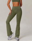 Engulfed Athletic Gym Pants Yoga Pants Starlethics Military Green S 