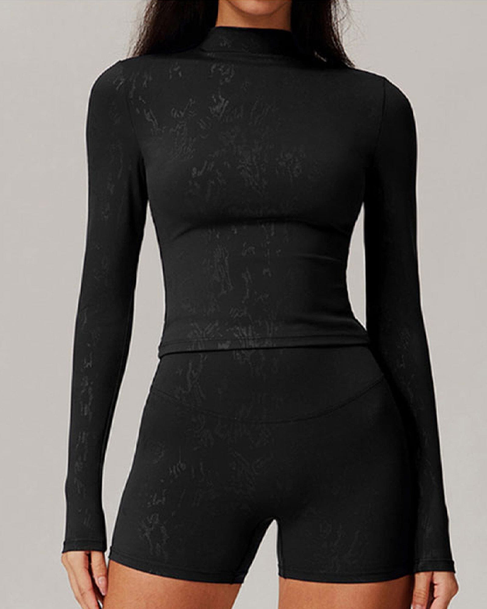 Synchronized Performance Long Sleeve Top Starlethics Advanced Black S 