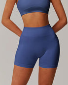 Engraved Seamless Gym Shorts Shorts Starlethics Glass Purple S 