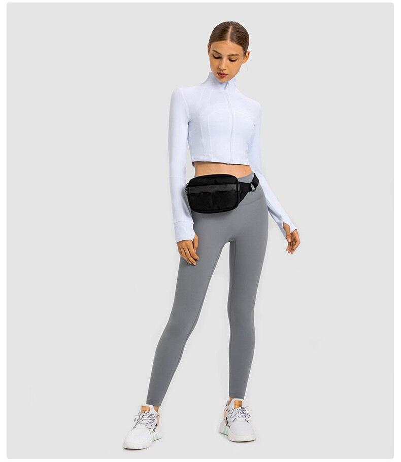 Zipper Running Crop Top Starlethics