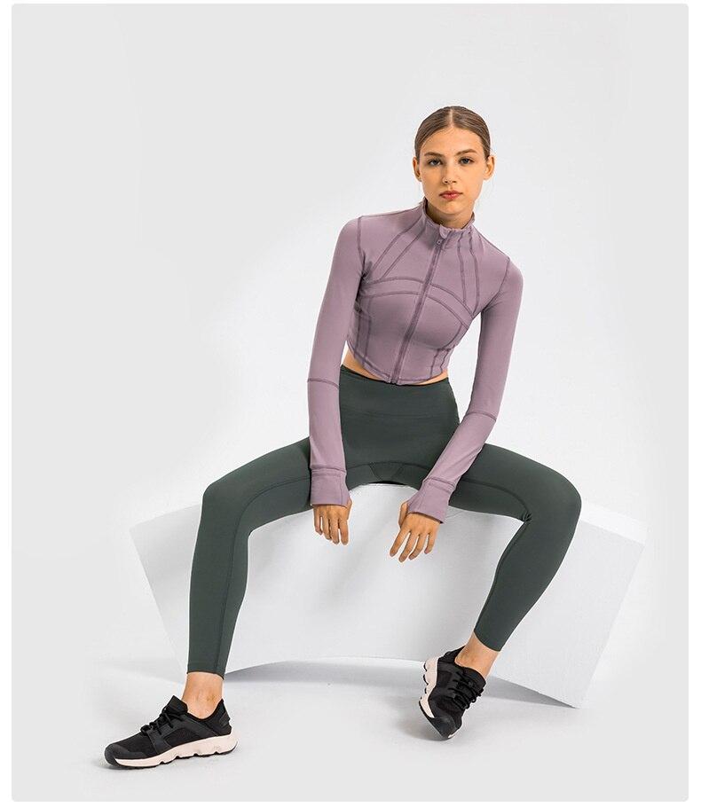 Zipper Running Crop Top Starlethics