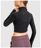 Zipper Running Crop Top Starlethics
