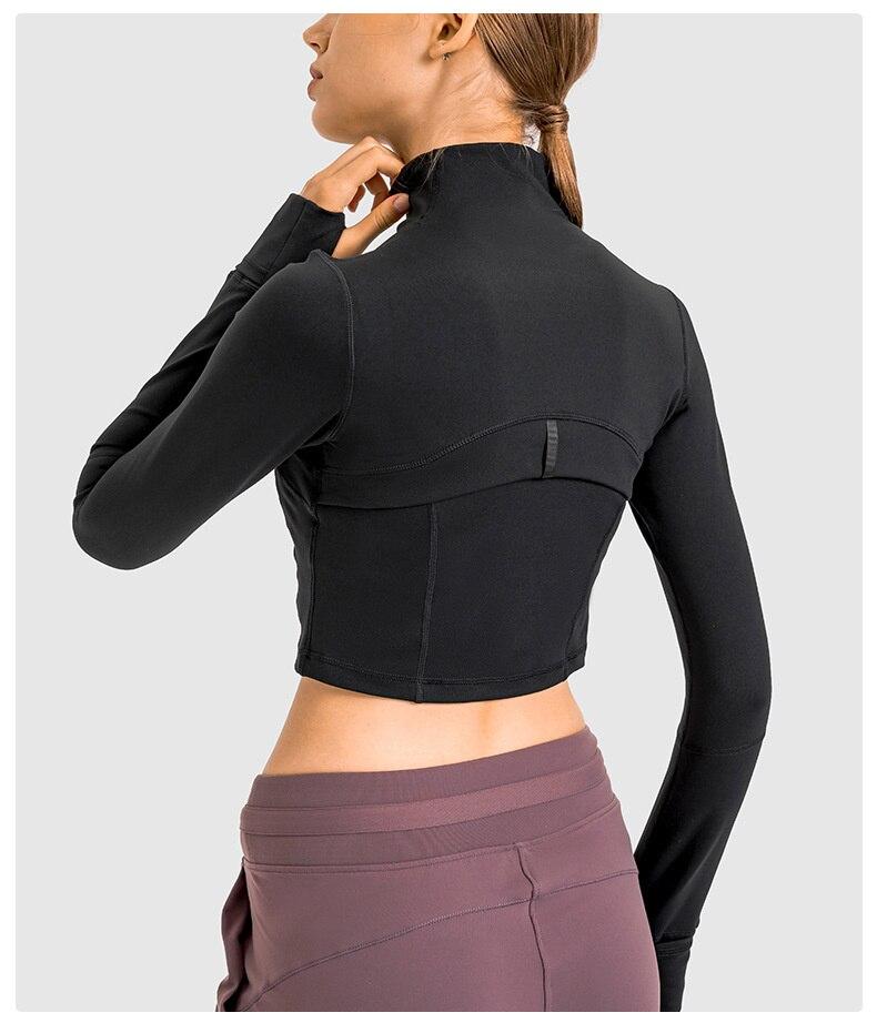 Zipper Running Crop Top Starlethics
