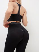 Push Up Striped Leggings Starlethics