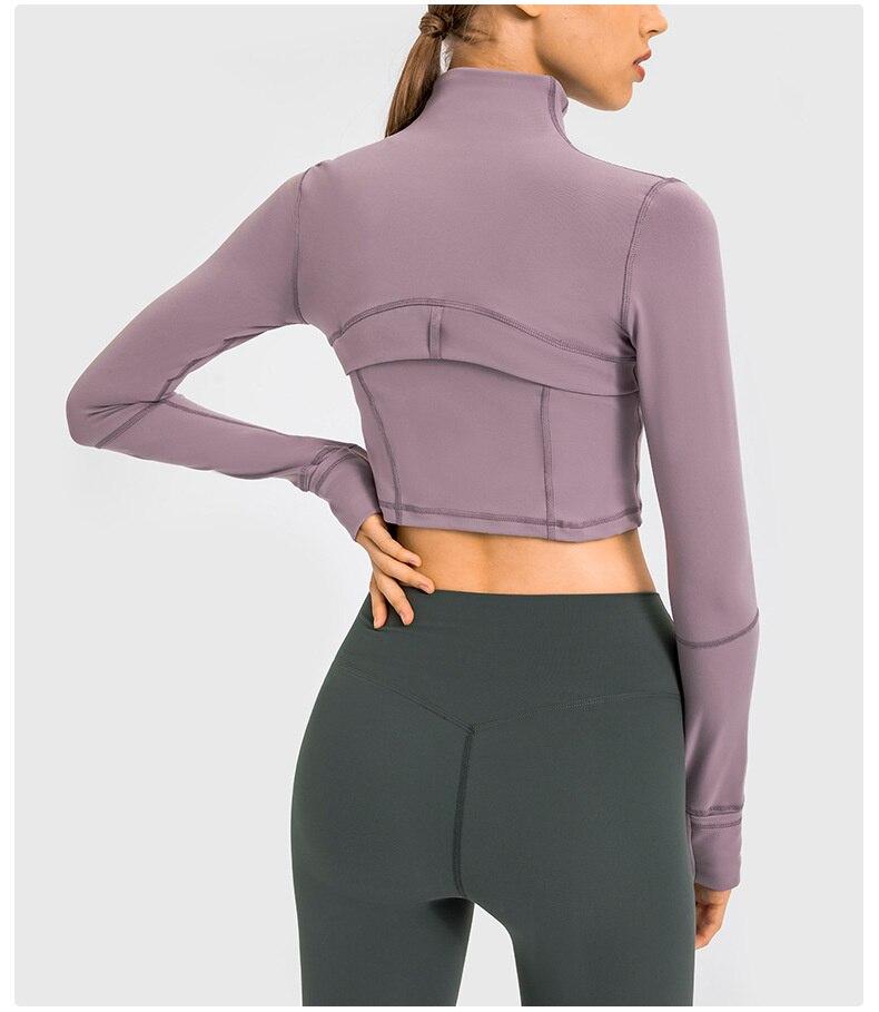 Zipper Running Crop Top Starlethics