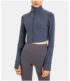 Zipper Running Crop Top Starlethics
