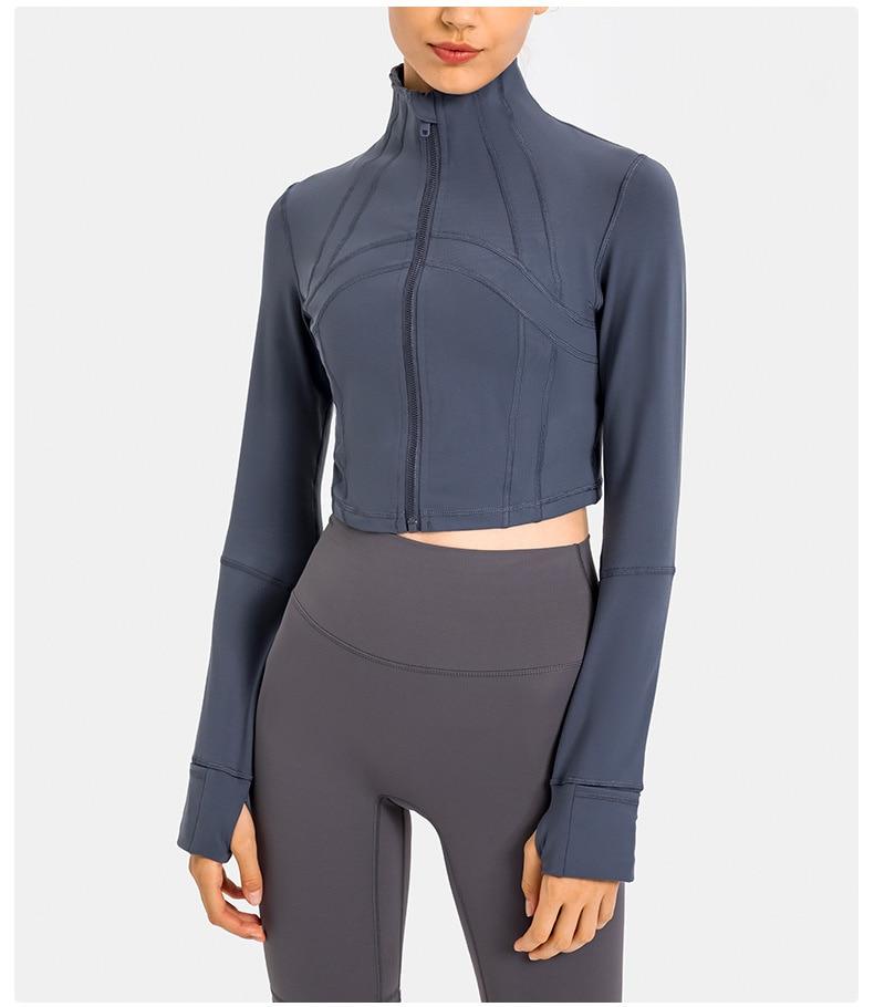 Zipper Running Crop Top Starlethics