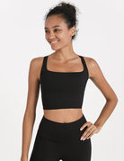 Double-sided Brocade Cross-back Bra Starlethics