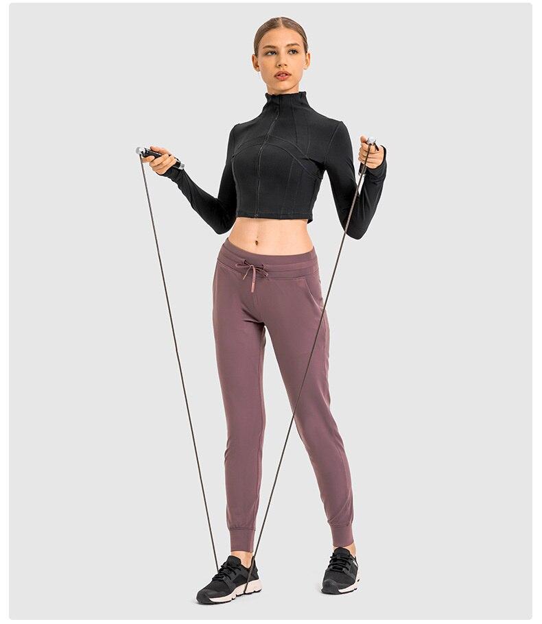 Zipper Running Crop Top Starlethics