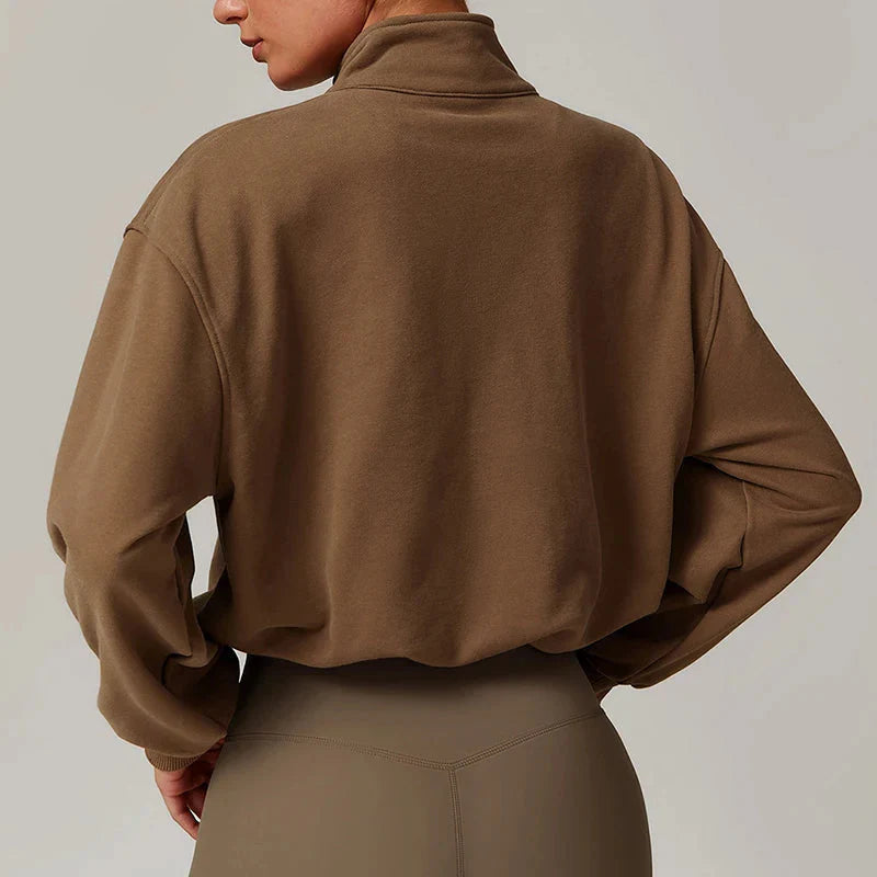 Rank High Collar Sweatshirt Starlethics