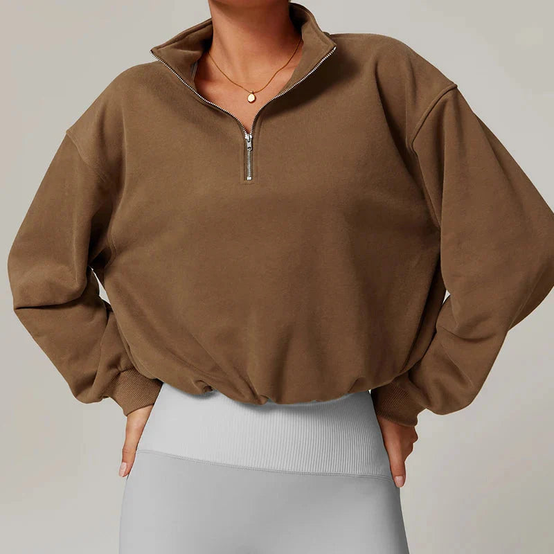 Rank High Collar Sweatshirt Starlethics