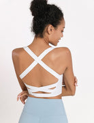 Double-sided Brocade Cross-back Bra Starlethics