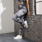 High Waist Marble Leggings Starlethics