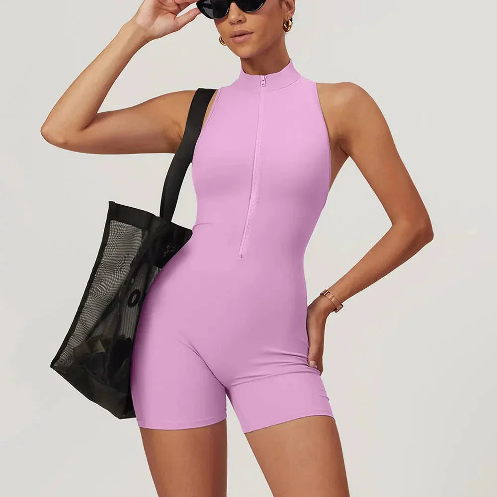 Regent Zip Front Jumpsuit Starlethics