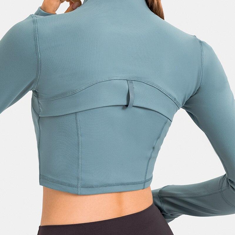 Zipper Running Crop Top Starlethics