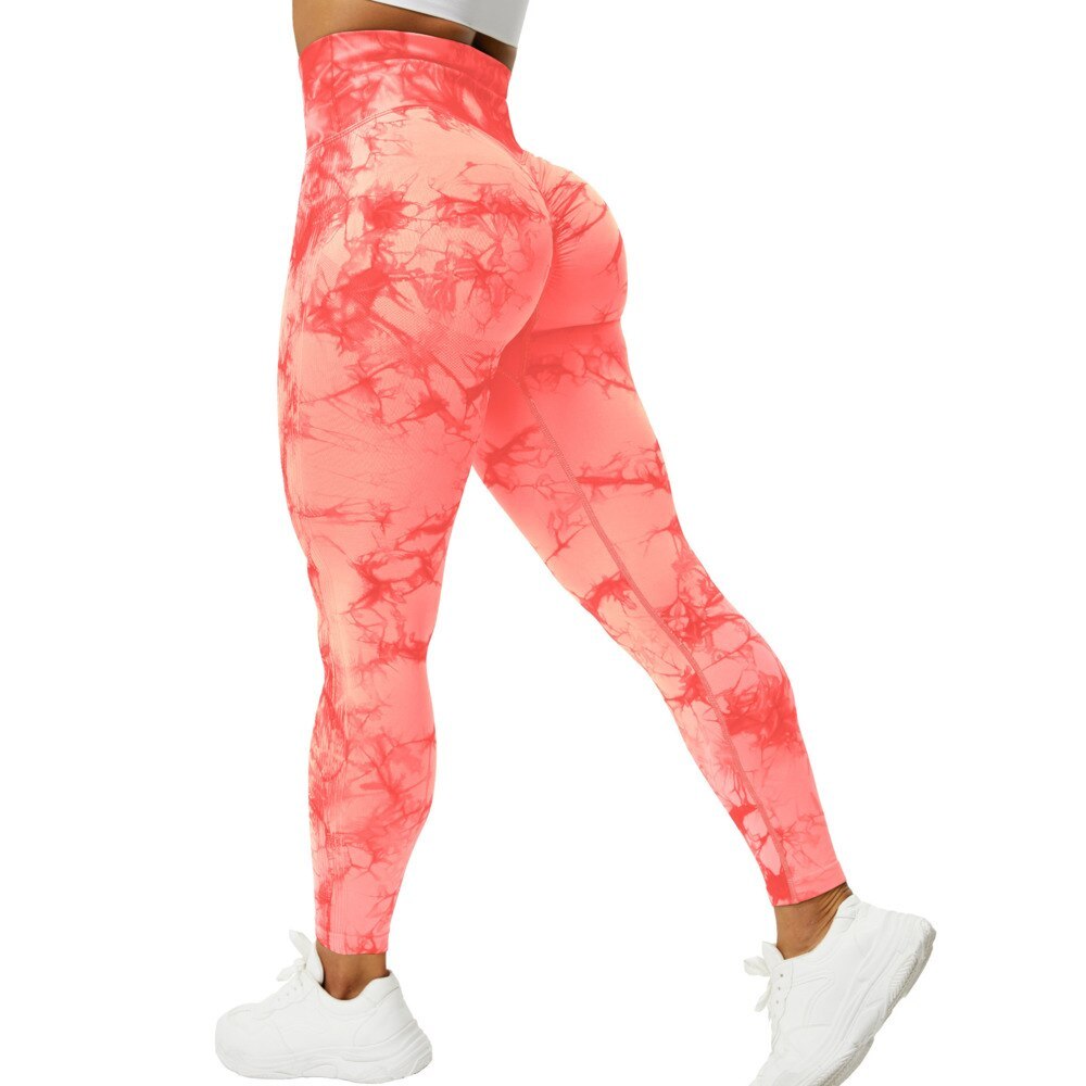 Marble Scrunch Leggings Starlethics