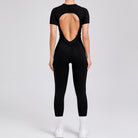 Whimsical Backless Jumpsuit Jumpsuit Starlethics Black S 