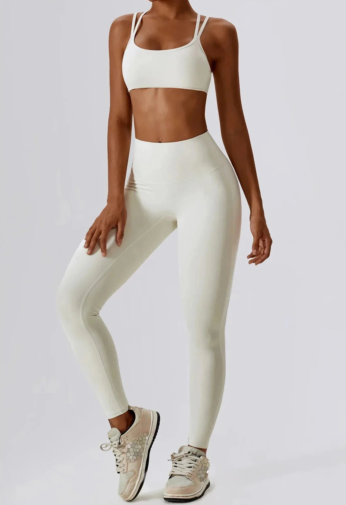 Athletic Brim Seamless Gym Set - Leggings + Top Starlethics