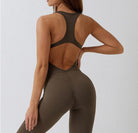 Active Fit One-piece Backless Jumpsuit Starlethics