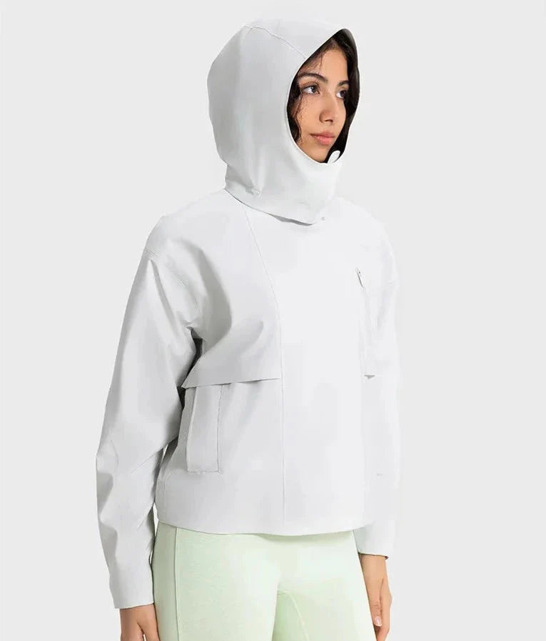 Windbreaker Detachable Hood Jacket Starlethics