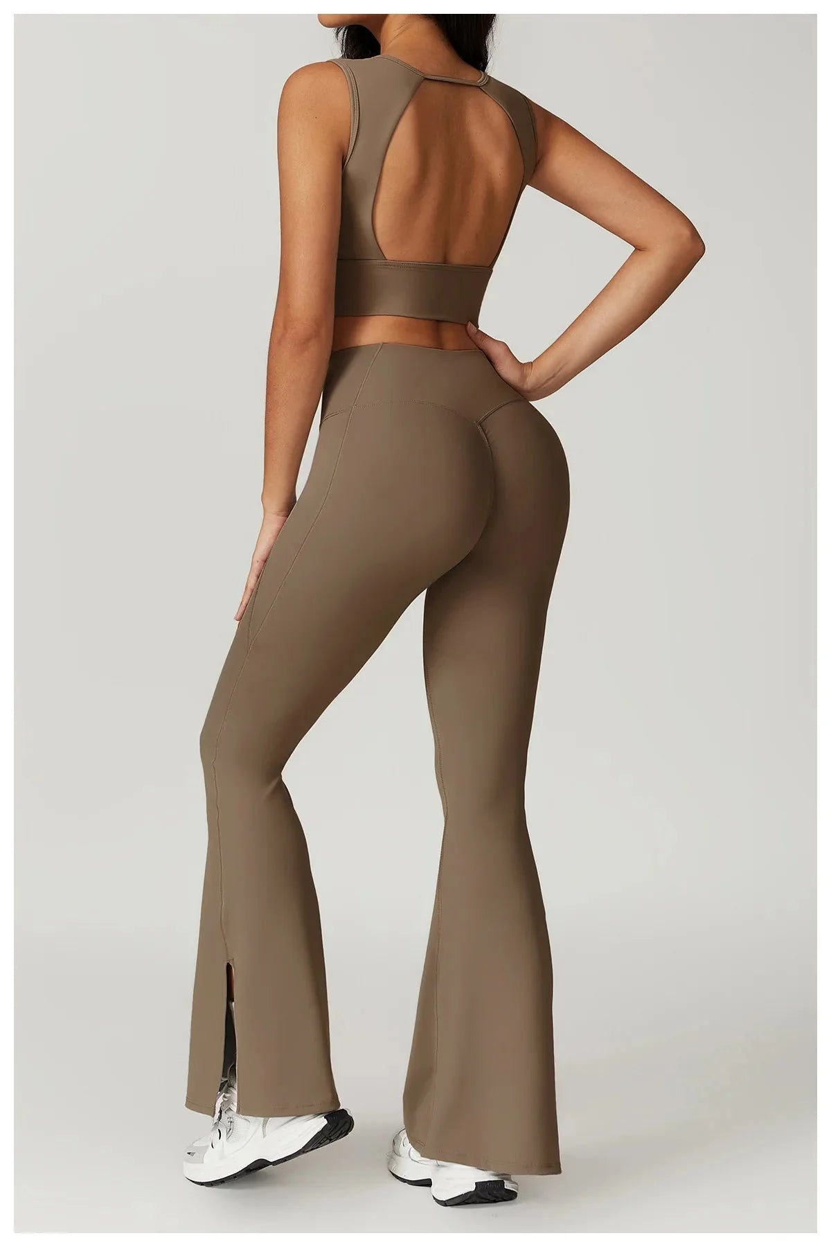 Streamline Backless & Flared Performance Set - Leggings + Top Sets Starlethics 