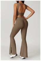Streamline Backless & Flared Performance Set - Leggings + Top Sets Starlethics 