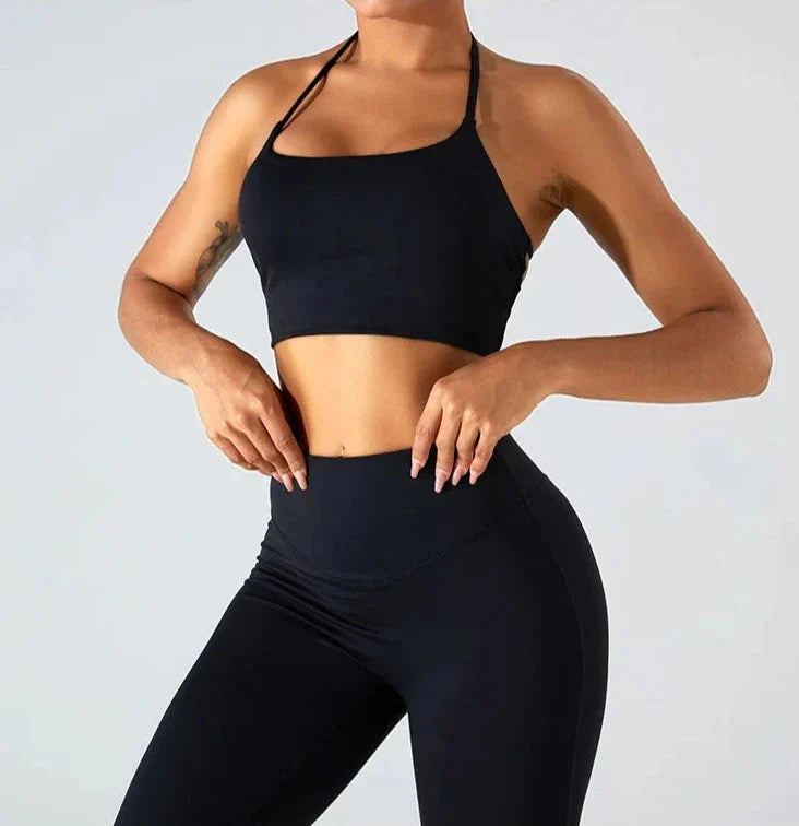 Savvy Double Cross Back Sports Bra Starlethics
