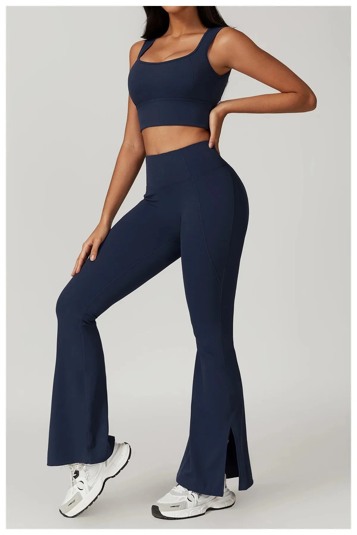 Streamline Backless & Flared Performance Set - Leggings + Top Sets Starlethics 