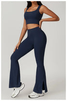 Streamline Backless & Flared Performance Set - Leggings + Top Sets Starlethics 