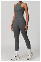 Momentum Seamless Racerback Gym Set - Leggings + Top Sets Starlethics 