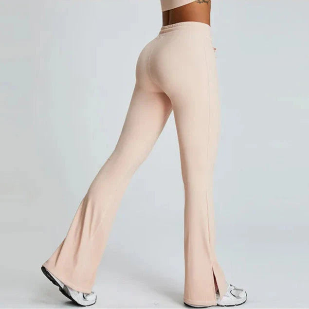 Drawstring Push-Up Leggings Leggings Starlethics Pink S 