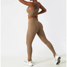 Depth Seamless One Shoulder Yoga Set - Leggings + Top Starlethics