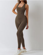 Active Fit One-piece Backless Jumpsuit Starlethics