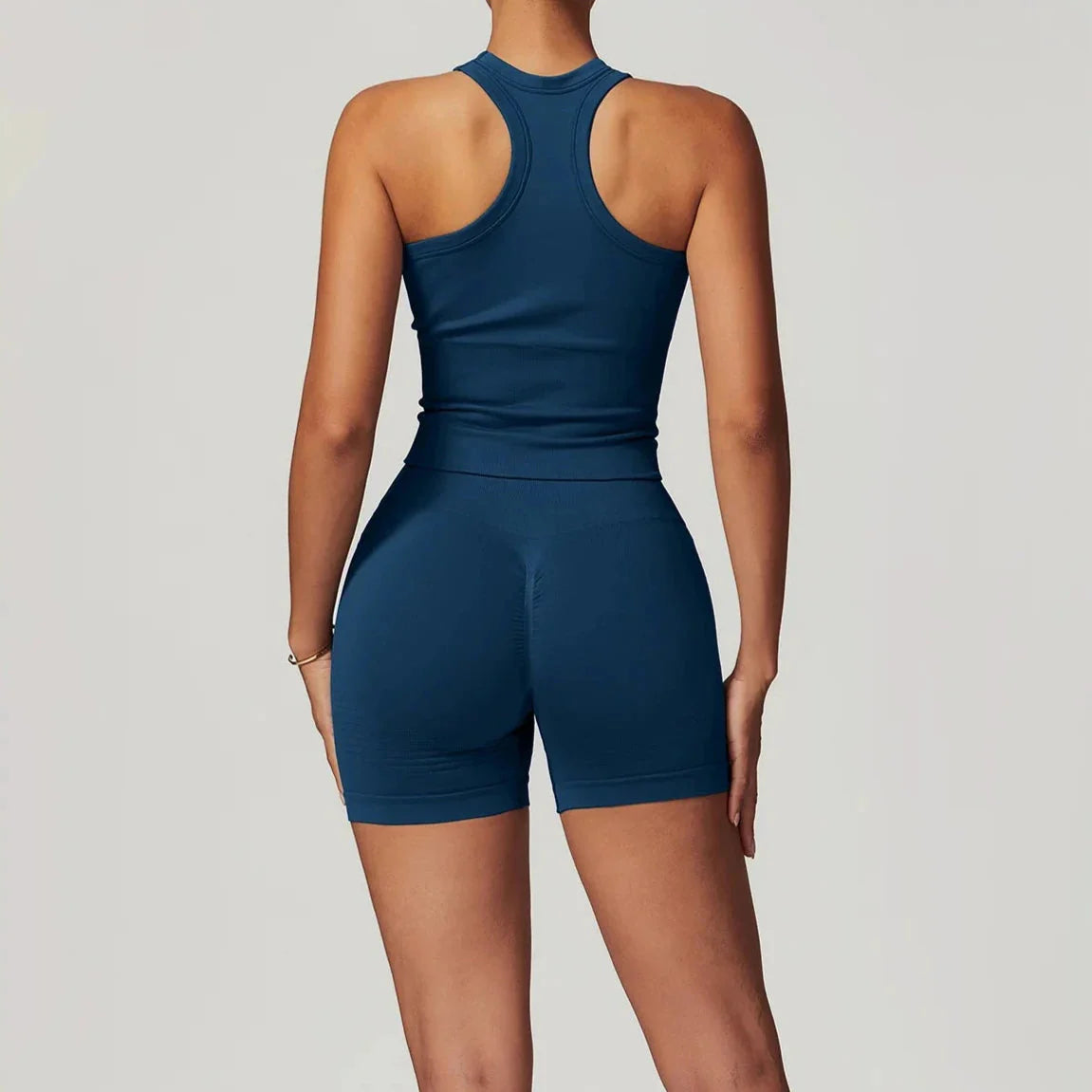 Momentum Seamless Racerback Gym Set - Shorts + Top Sets Starlethics 