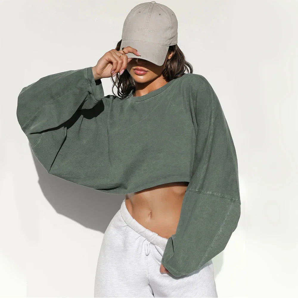 9. Women Sports T-Shirts Gym Clothing Yoga Crop Top Loose Tops Long Sleeve Sportswear Workout Clothing Fitness Smock All Seasons Starlethics 