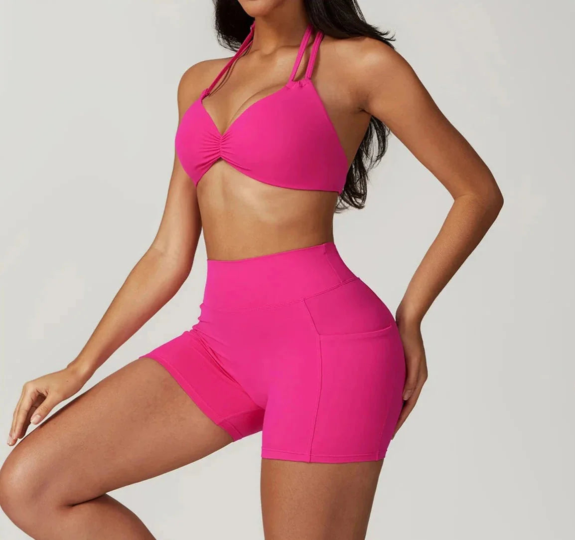 Heavenly Halter Sports Bra Starlethics