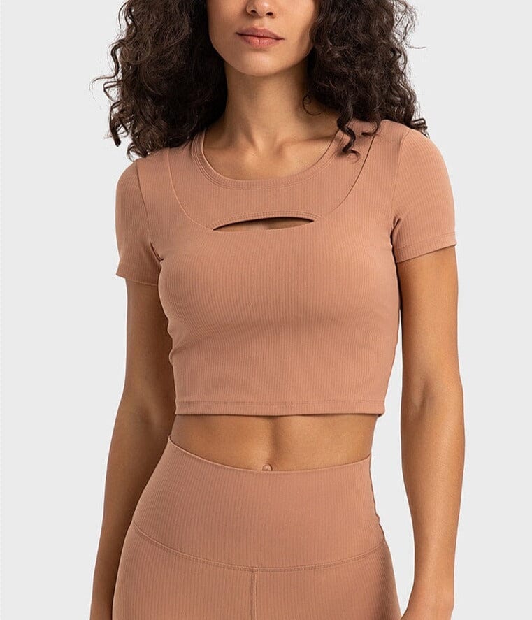 SleekFit Hollow Crop Top Starlethics