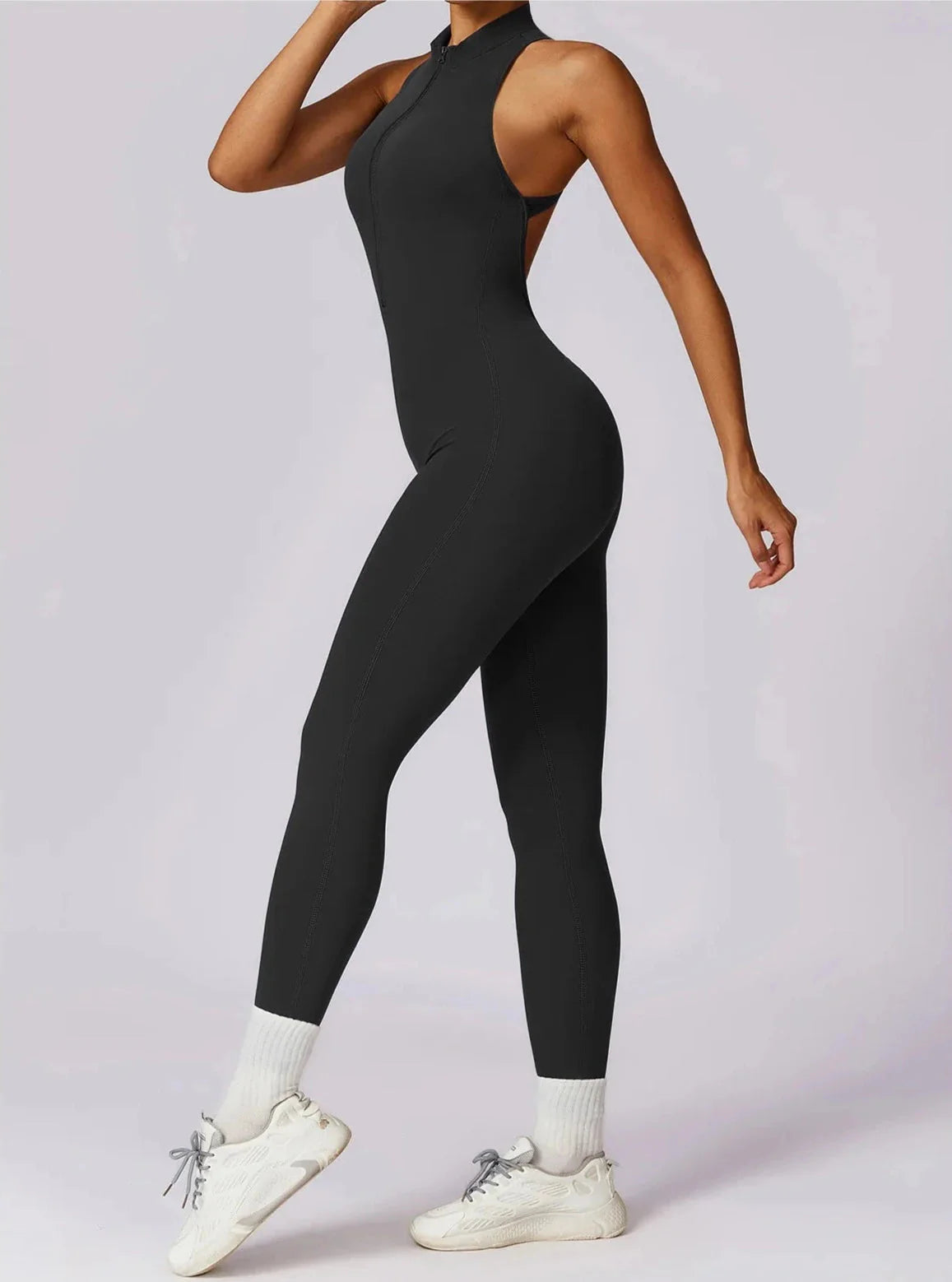 Enchantress Zipper Racerback Jumpsuit Starlethics