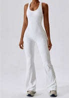 Flared Motion Backless Bodysuit Starlethics