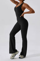 Flared Motion Backless Bodysuit Starlethics