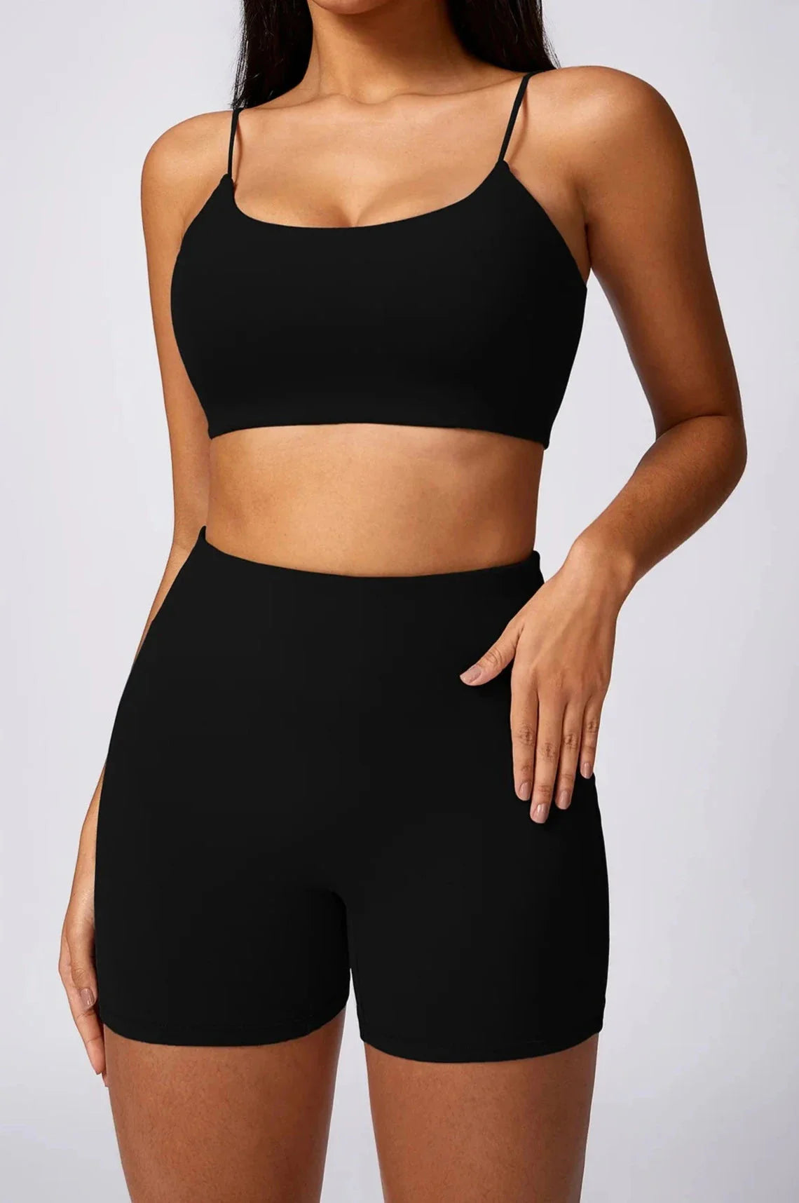 Foxy Thin Strap Gym Set - Shorts + Top Starlethics