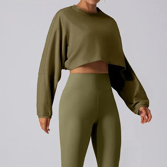 Chase Crop Top Long Sleeve Top Starlethics 