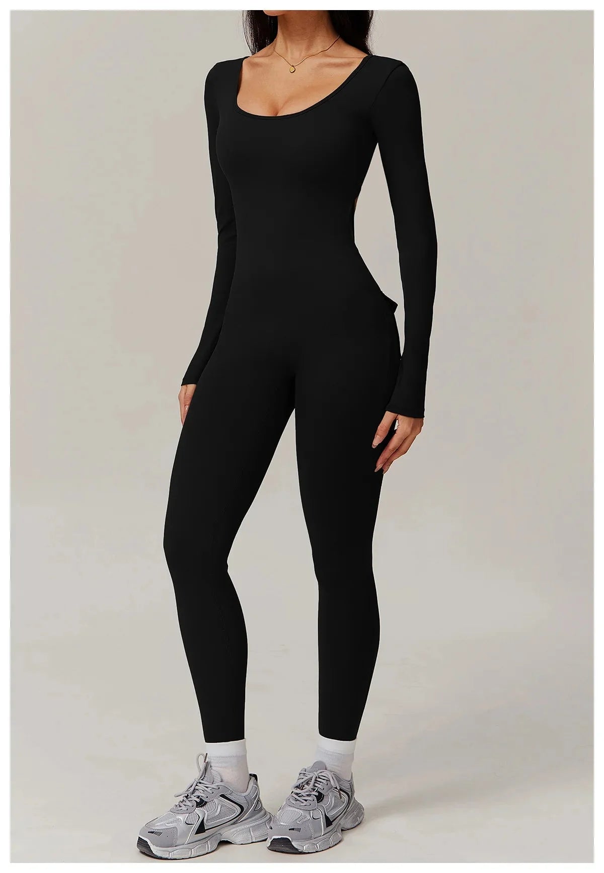 Refined Aura Long Sleeve Jumpsuit Jumpsuit Starlethics 