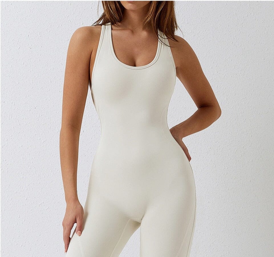 Active Fit One-piece Backless Jumpsuit Starlethics
